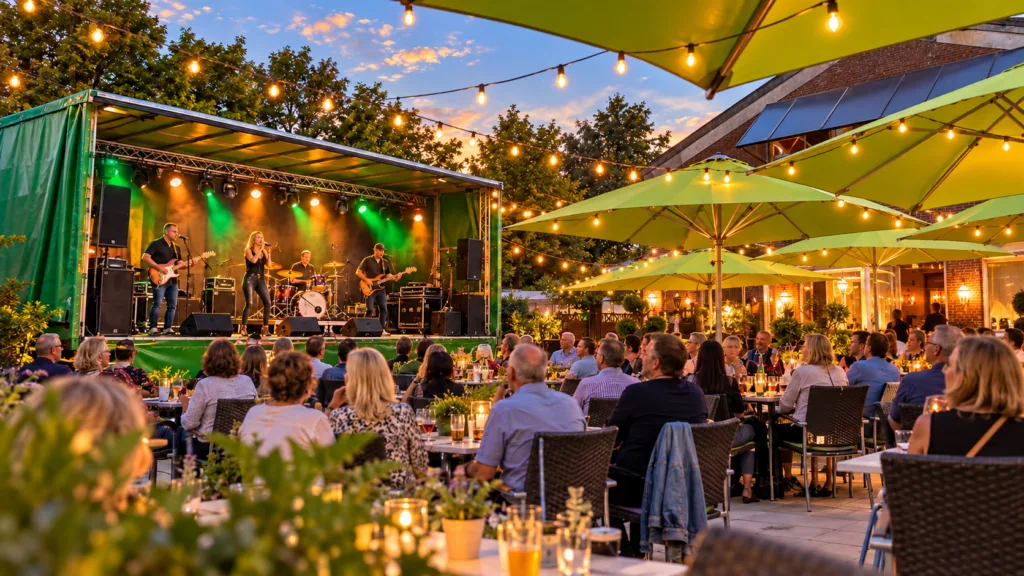 Musikevents bei Haus Pöpsel (mit KI erstellt)