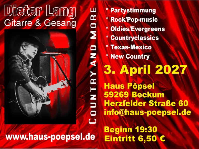 Bild zur Veranstaltung Country-Live-am 03.04.2027